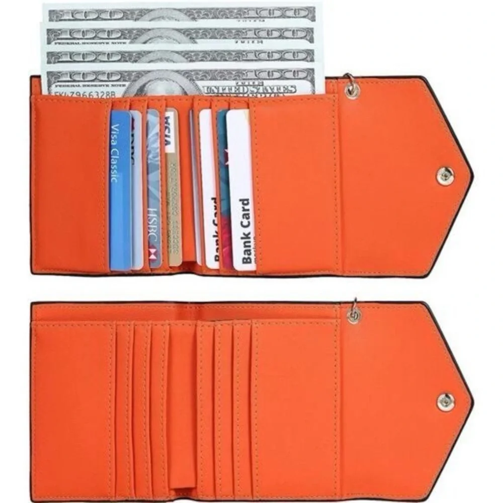 Like New! RFID Blocking Women's Trifold Wallet w/Zipper Pocket & Card Holder